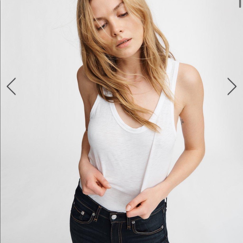 Rag & Bone Basic White Tank